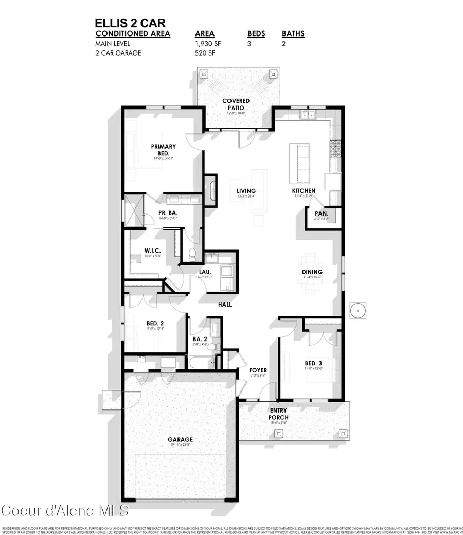 4431 W Hide Away Ln, Coeur Dalene, ID 83815 - Image #2