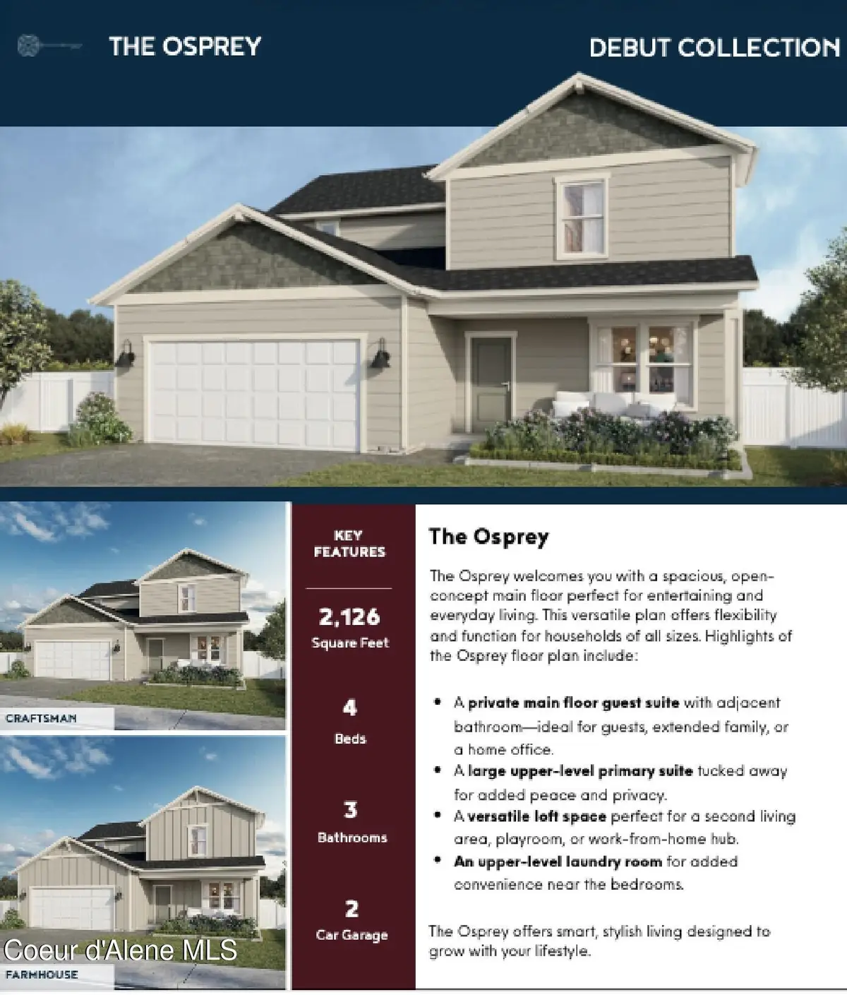 3448 N Columba St, Post Falls, ID 83854 - #1