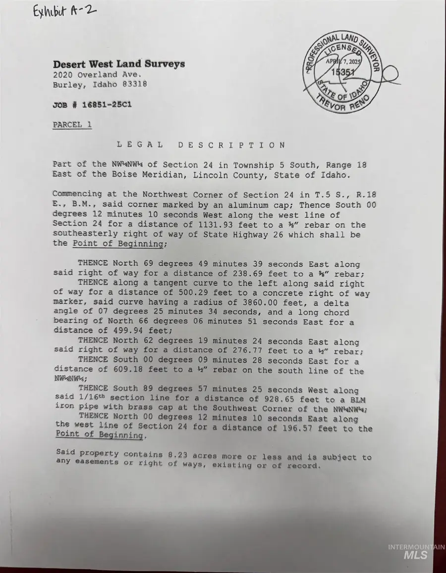 E Hwy 26 (parcel1), Shoshone, ID 83352 - Image #3