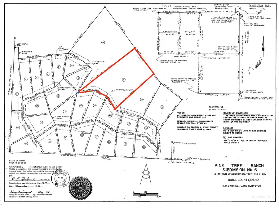 T10n R4e Sec 27 Pine Tree Ranch 6 Lot 9, Garden Valley, ID 83622 - #3