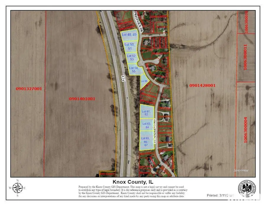 Lot 52 & 53 Country Club Estates Subdivision, Galesburg, IL 61401 - #3