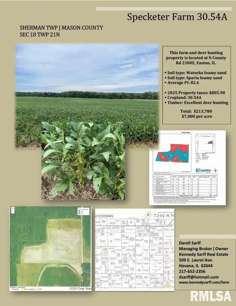 0 N County Road 2300 E Road, Easton, IL 62633 - #1
