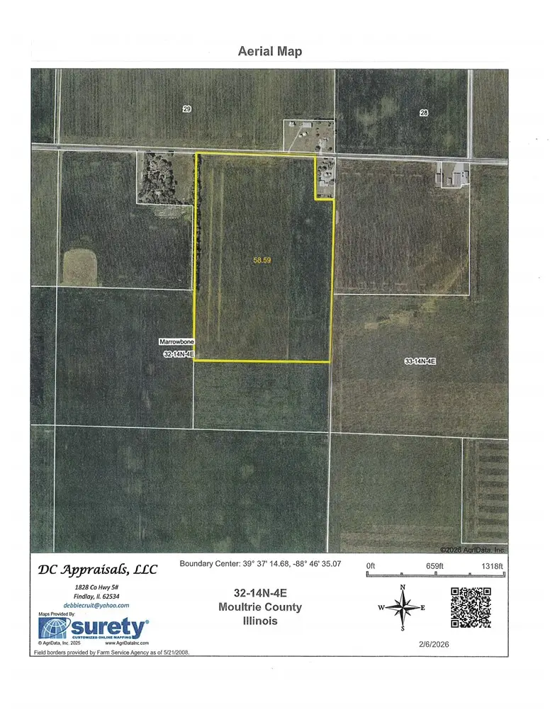 Co Hwy 1500N Part Of Section 32# Marrowbone Twp., Bethany, IL 61914 - #2