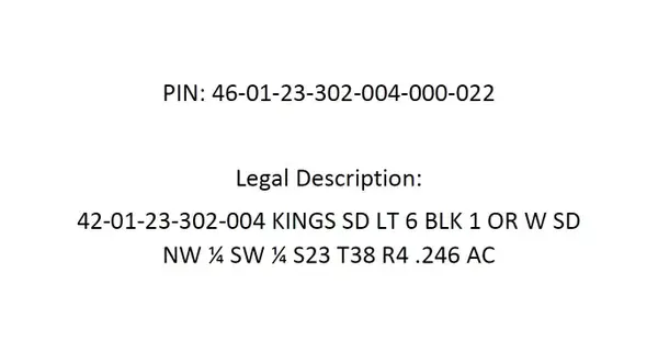 Lot 6 Sanders Avenue, Michigan City, IN 46360