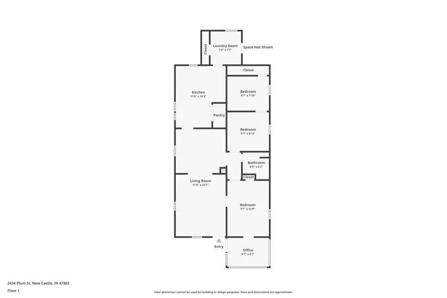 2434 Plum Street, New Castle, IN 47362 - #3