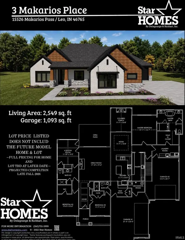 15526 Makarios Pass, Leo, IN 46765