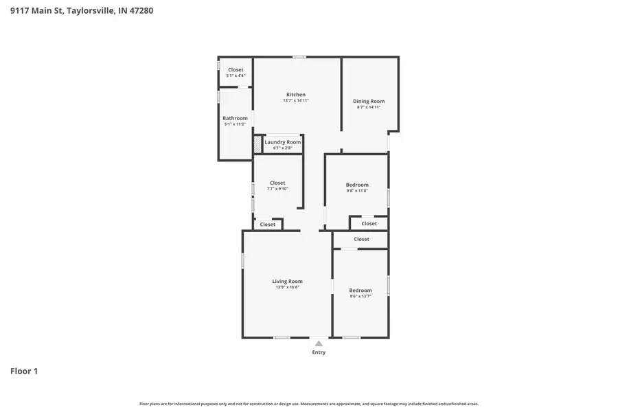 9117 Main Street, Taylorsville, IN 47280 - #3