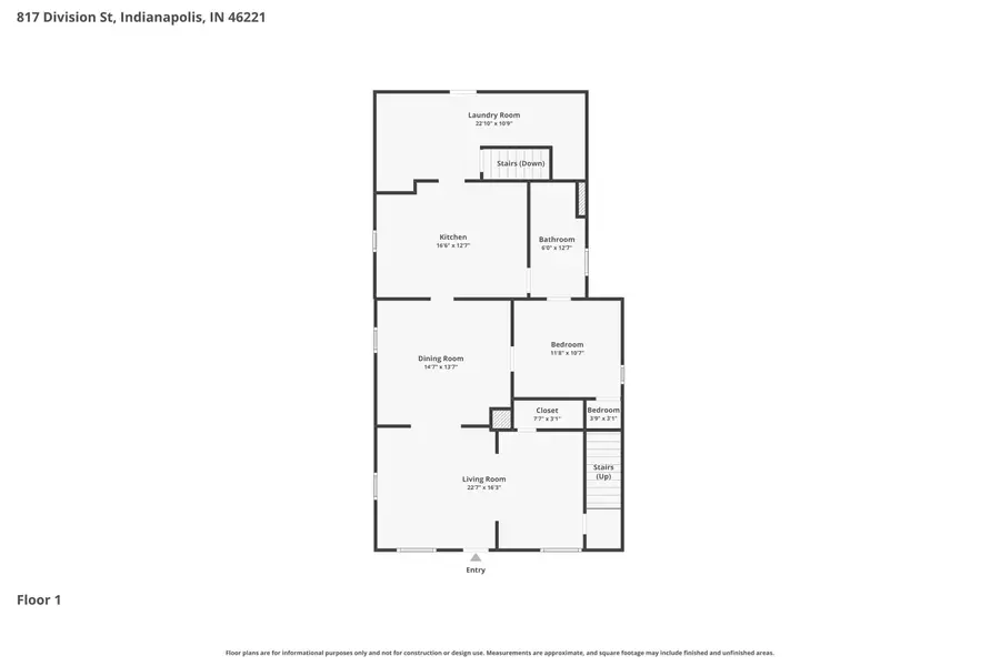 817 Division Street, Indianapolis, IN 46221 - #3