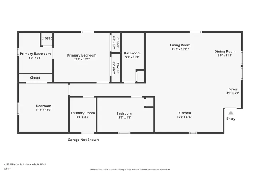4156 Bertha Street, Indianapolis, IN 46241 - #3
