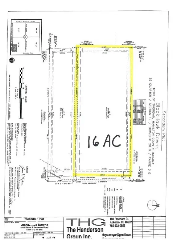 0 (16 Acres) Jerkwater Road, Sheridan, IN 46069