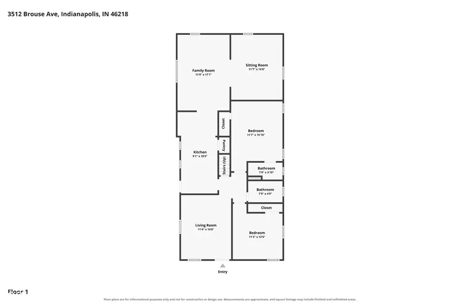 3512 Brouse Avenue, Indianapolis, IN 46218 - #3