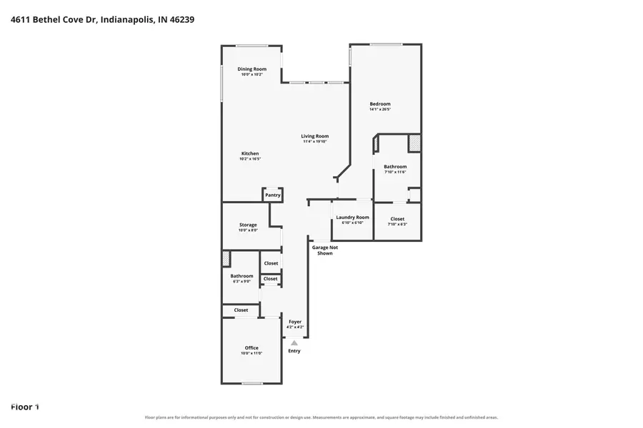 4611 Bethel Cove Drive, Indianapolis, IN 46239 - #3