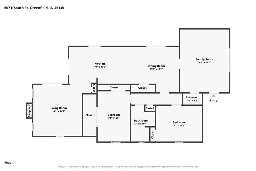 607 E South Street, Greenfield, IN 46140 - #3