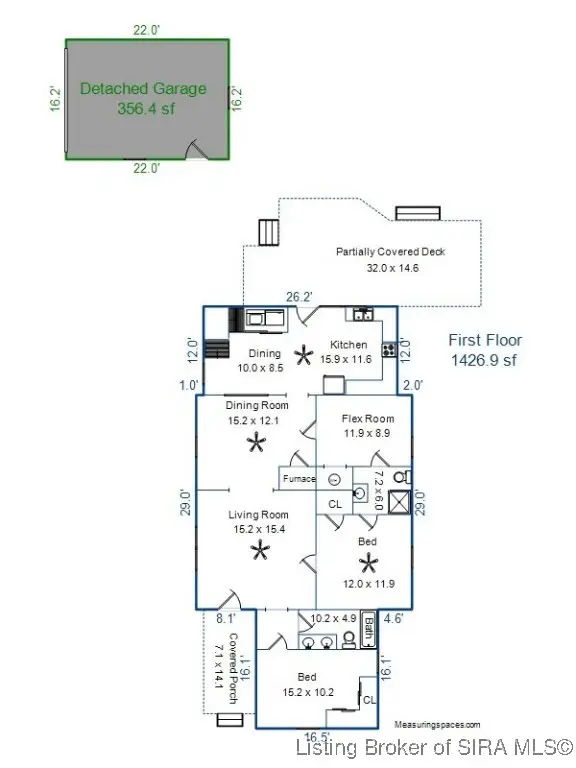 108 N 2nd Street, Scottsburg, IN 47170 - #3