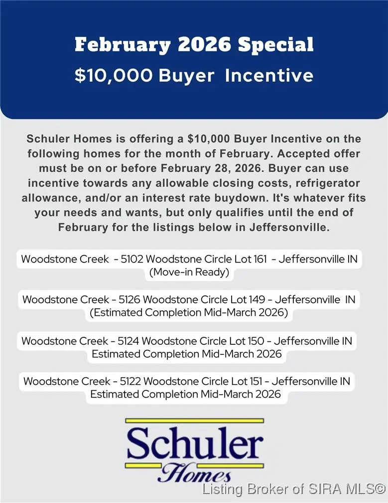 5126 Woodstone Circle Lot 149, Jeffersonville, IN 47130 - #2