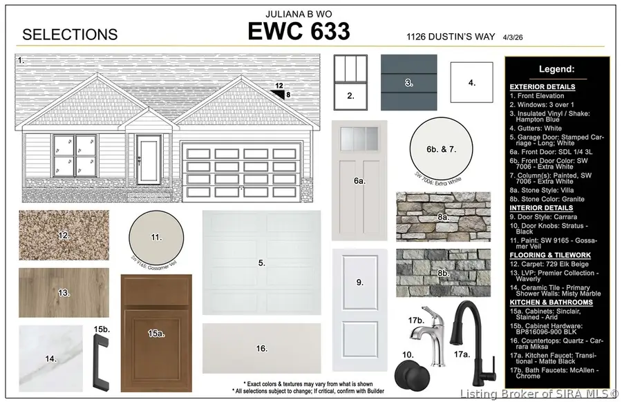 1126 - LOT 633 Bella Way, Jeffersonville, IN 47130 - #3