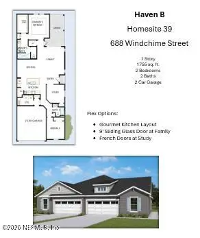 688 Windchime Street, Yulee, FL 32097 - #2