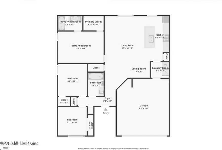 8528 Osteen Street, Jacksonville, FL 32210 - #2