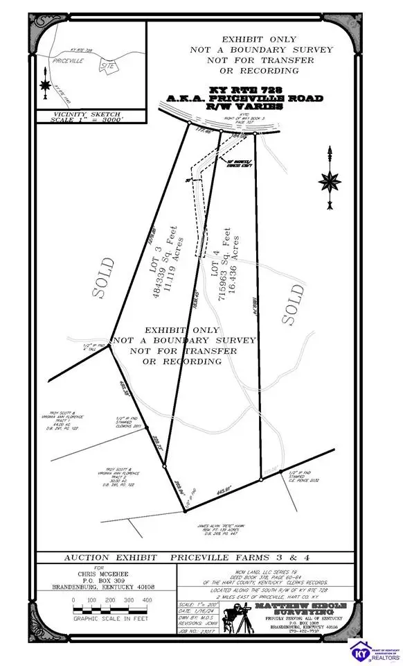 Tract 3-4 Priceville Road, Munfordville, KY 42765