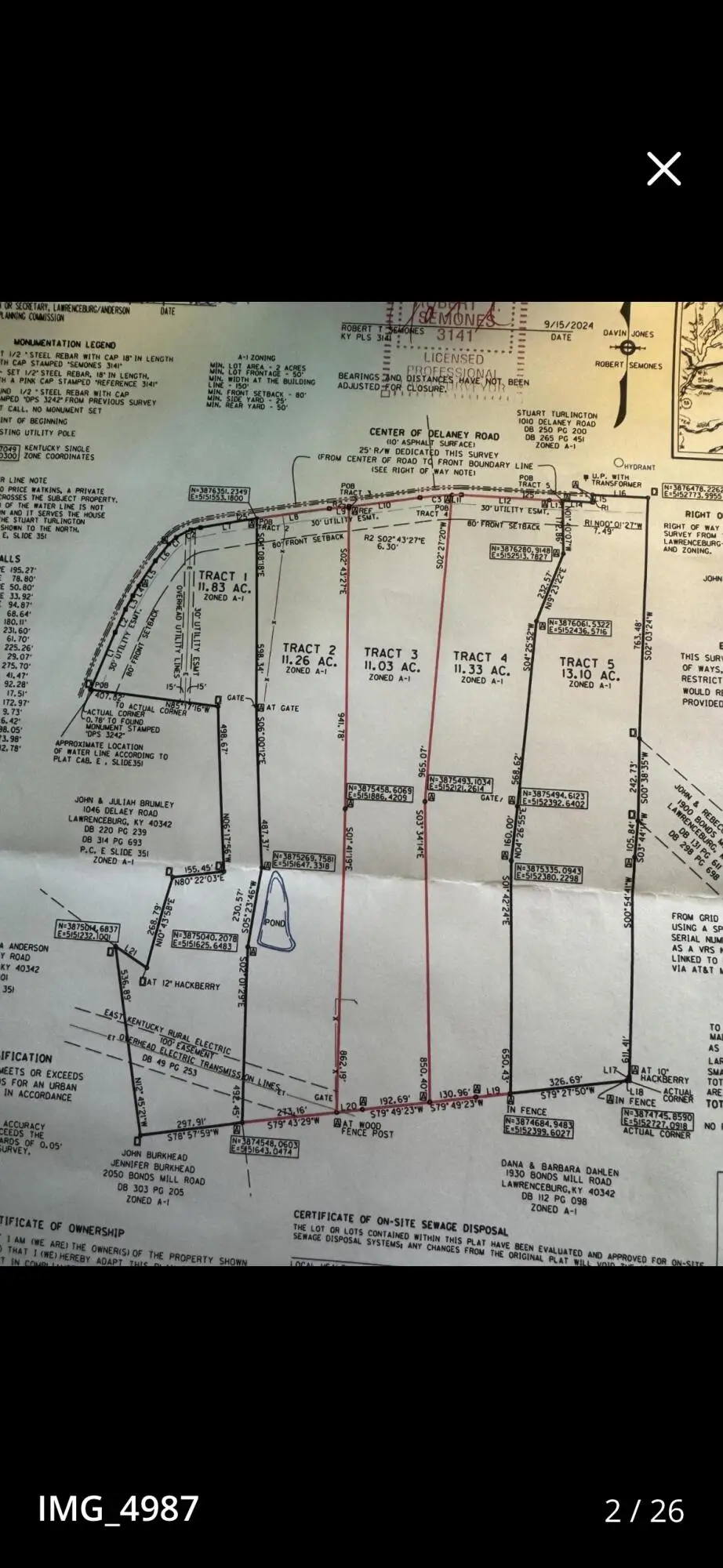 Lot 4 Delaney Road, Lawrenceburg, KY 40342 - #1