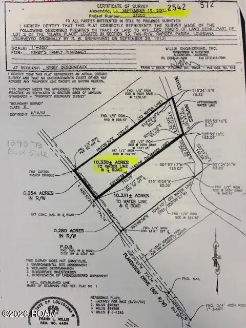 0 Plantation Road, Alexandria, LA 71303 - #3
