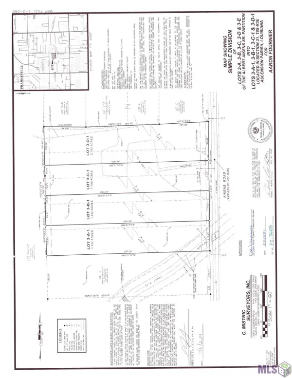Lot 3-A-1 Aikens Rd, Prairieville, LA 70769