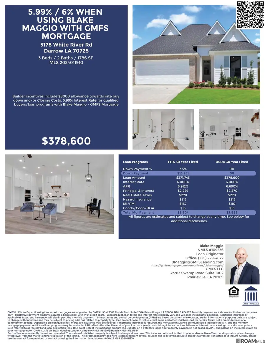 5178 White River Rd, Darrow, LA 70725 - #2