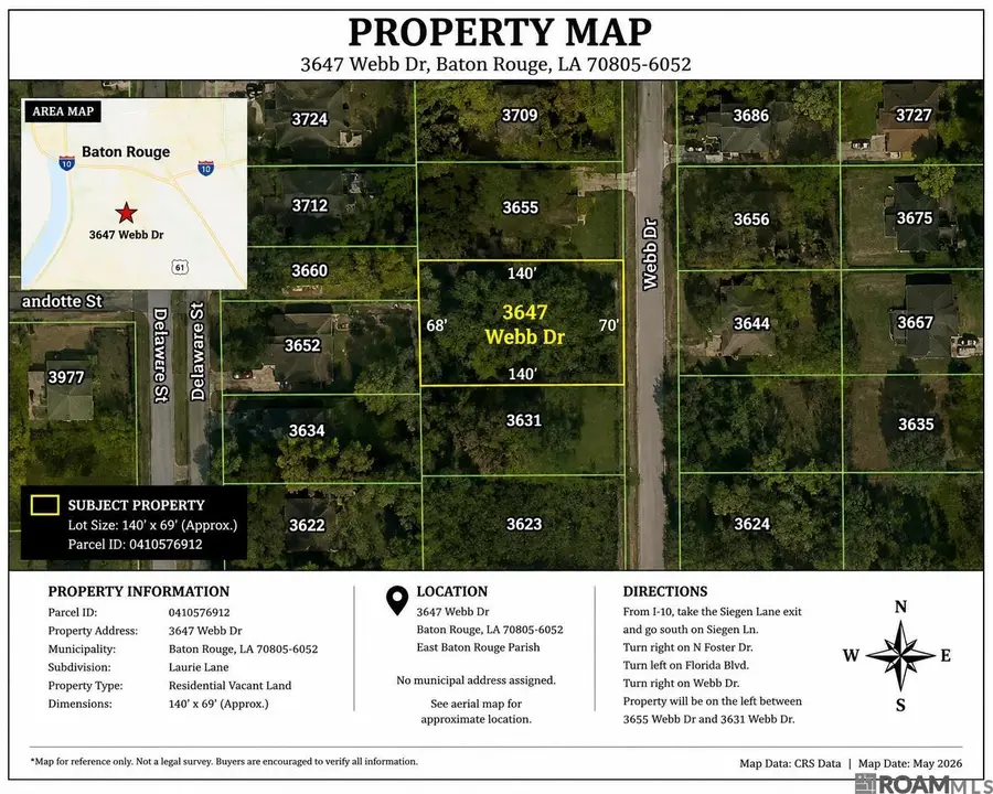 3647 Webb Dr, Baton Rouge, LA 70805 - #3