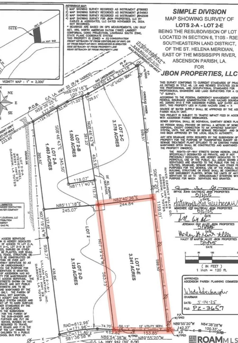 Lot# 2-E La Hwy 942, Darrow, LA 70725 - #2