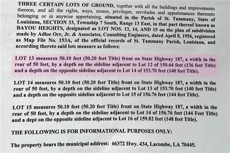 Lot 13 Highway 434 Highway, Lacombe, LA 70445 - #3