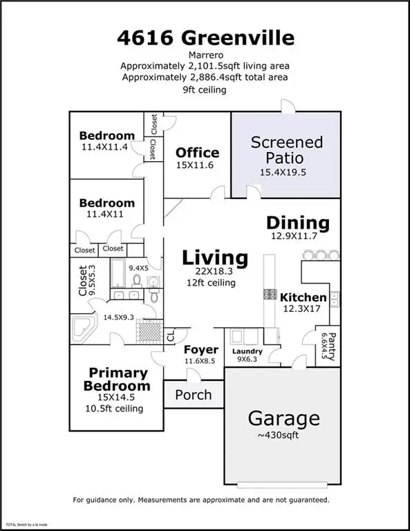 2616 Greenville Drive, Marrero, LA 70072 - #2