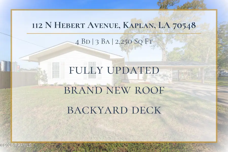 112 N Hebert Avenue, Kaplan, LA 70548 - #2