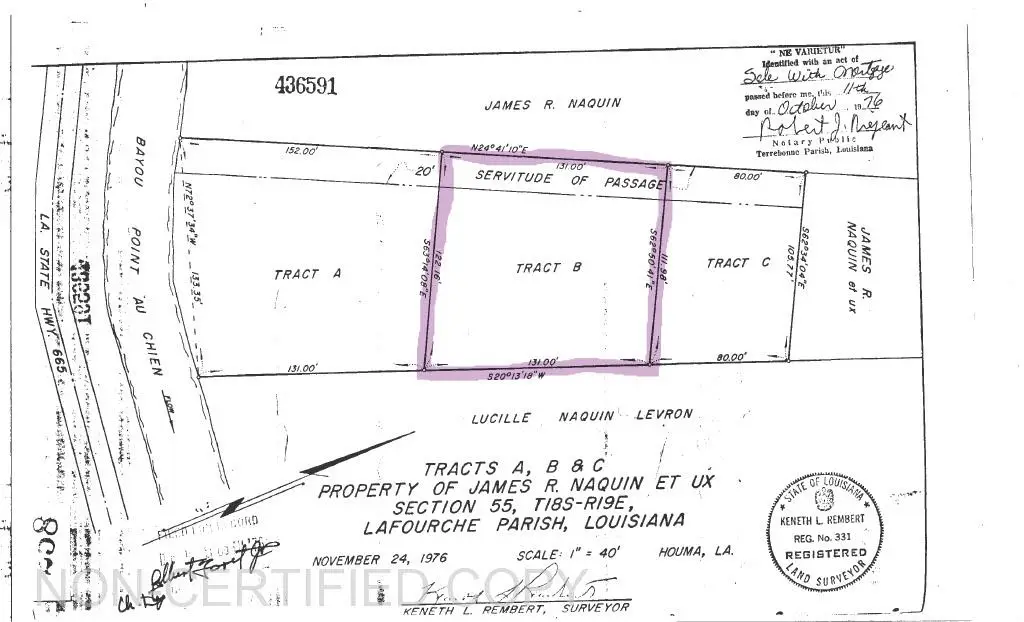 1845 Highway 665 #Lot 2, Montegut, LA 70377 - #1