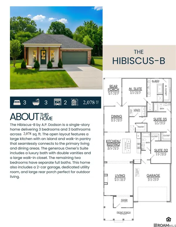 13037 Magnolia Square Dr, Greenwell Springs, LA 70739