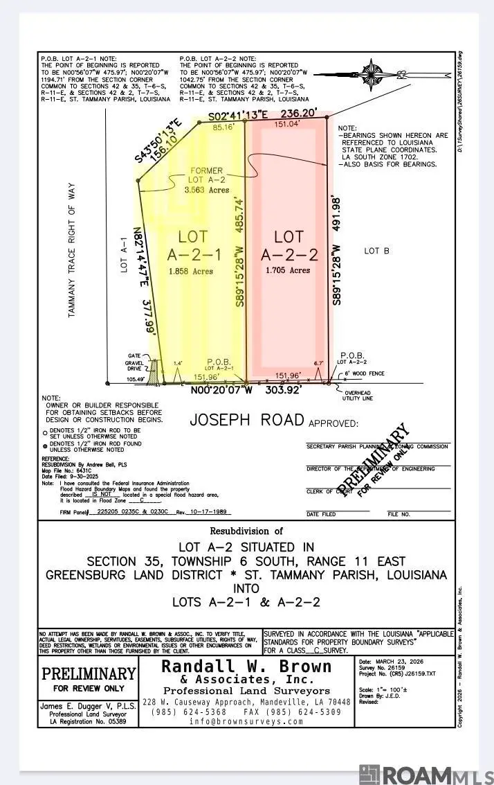Lot# A-2-1 Joseph Rd, Covington, LA 70433 - #2