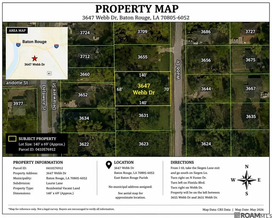 3647 Webb Dr, Baton Rouge, LA 70805 - #3