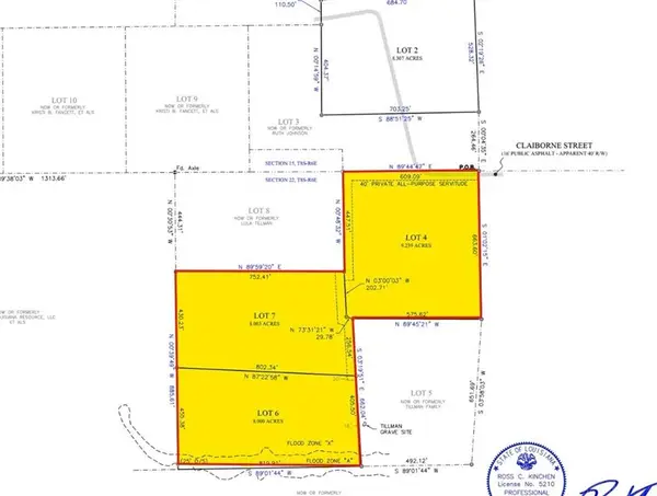 lot 4,6,7 Claiborne Street, Killian, LA 70462