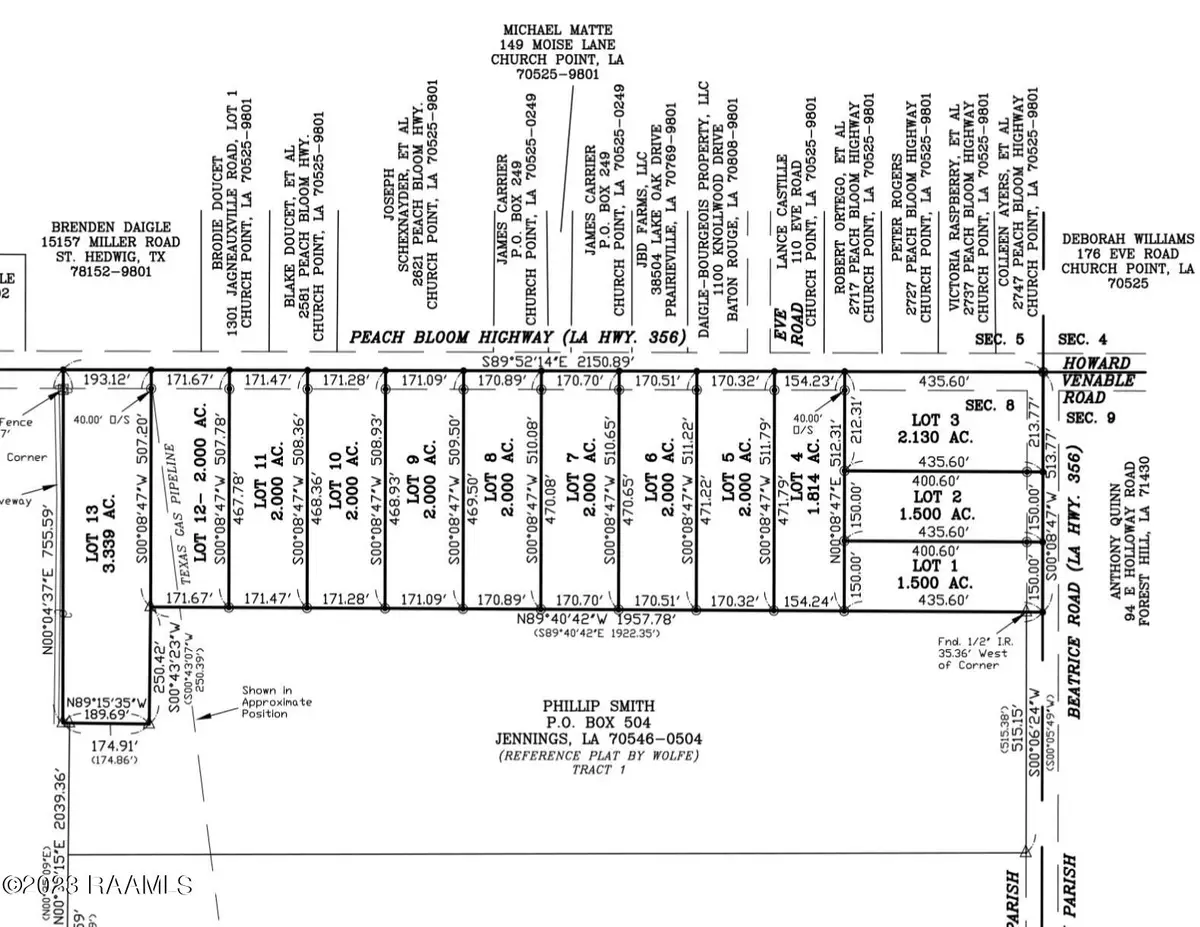 2700 Blk Peach Bloom Highway #Lot 4, Church Point, LA 70525 - #1