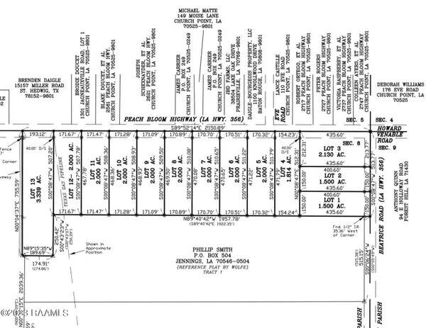 2700 Blk Peach Bloom Highway #Lot 4, Church Point, LA 70525