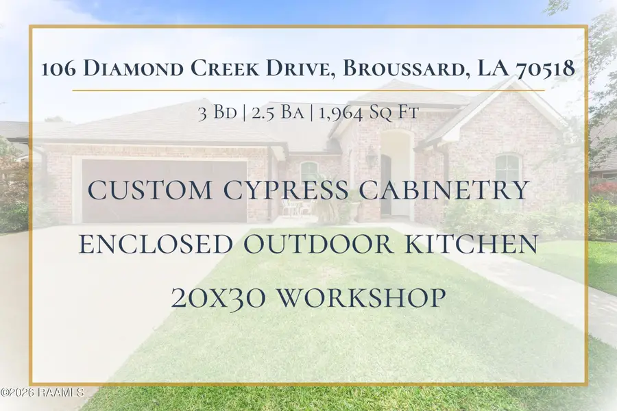 106 Diamond Creek Drive, Broussard, LA 70518 - #2