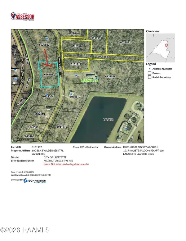 600 Blk S Wilderness Trail, Lafayette, LA 70507