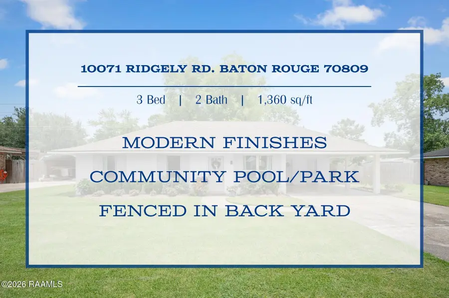 10071 Ridgely Road, Baton Rouge, LA 70809 - #2