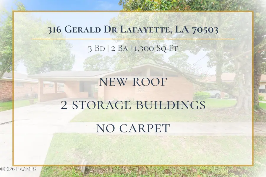 316 Gerald Drive, Lafayette, LA 70503 - #2