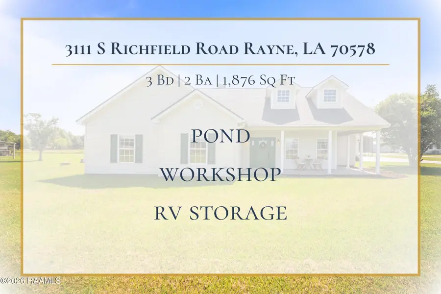 3111 S Richfield Road, Rayne, LA 70578 - #2