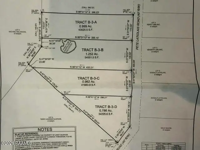 Tbd Pete Latiolais (tract B-3-d) Road, Breaux Bridge, LA 70517 - #1