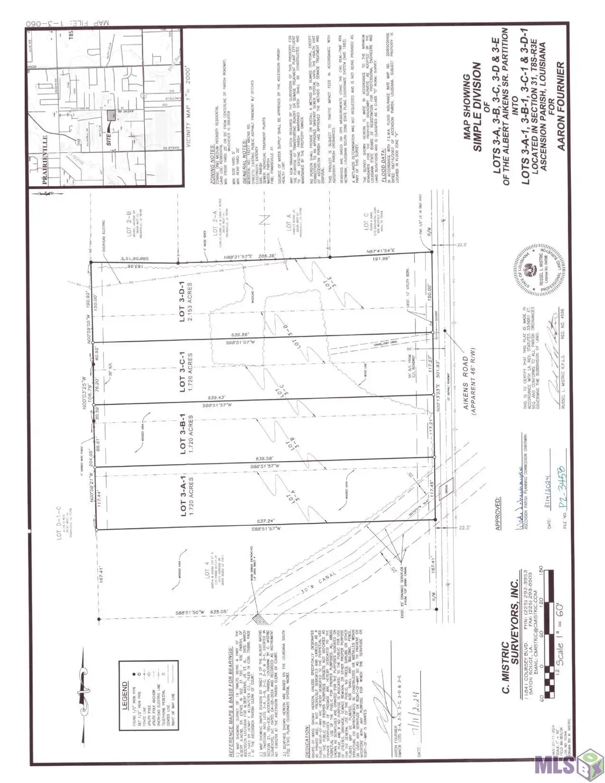 Lot 3-A-1 Aikens Rd, Prairieville, LA 70769 - #1