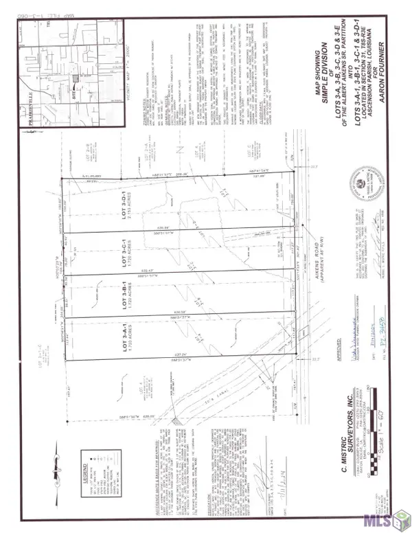 Lot 3-A-1 Aikens Rd, Prairieville, LA 70769