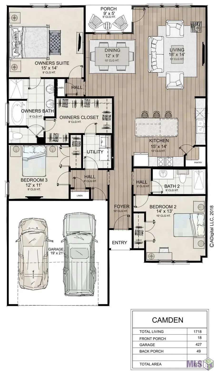 1715 Seawolf Dr, Baton Rouge, LA 70810 - #2