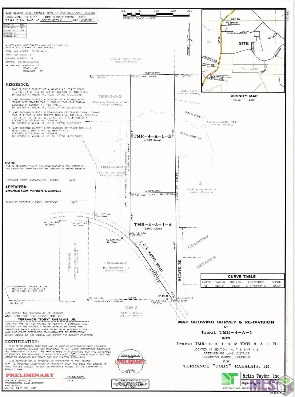 TMR-4-A-1-A Estate Rd, Livingston, LA 70754 - #1
