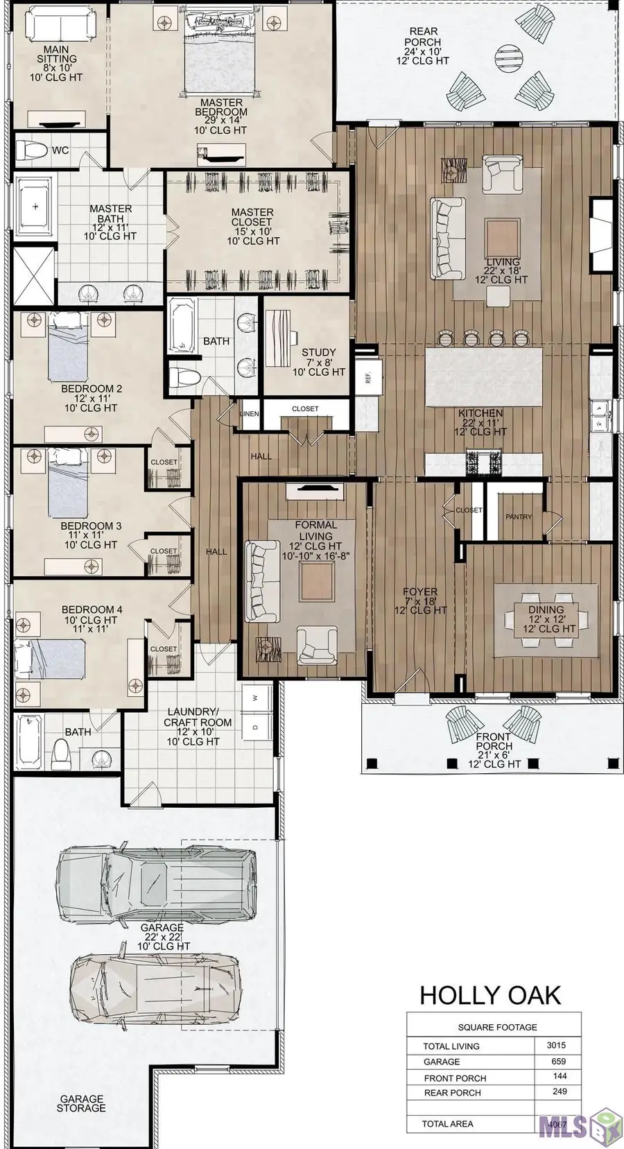 10353 Oak Colony Dr, Baton Rouge, LA 70817 - #2